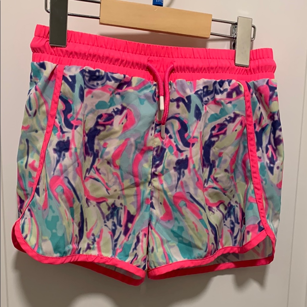 Vibrant Abstract Print Shorts
